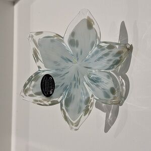 Murano style glass flower